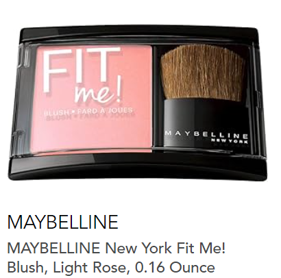 Maybelline New York Fit Me! Blush, Light Rose, 0.16 Ounce