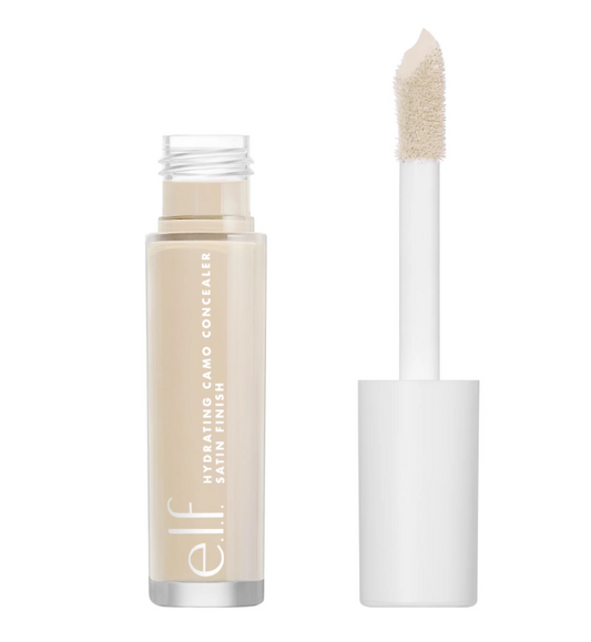 e.l.f. Hydrating Camo Concealer - Lightweight, Full Coverage, Long Lasting, 25 Shades Light Beige 1 Count [Pack of 1]